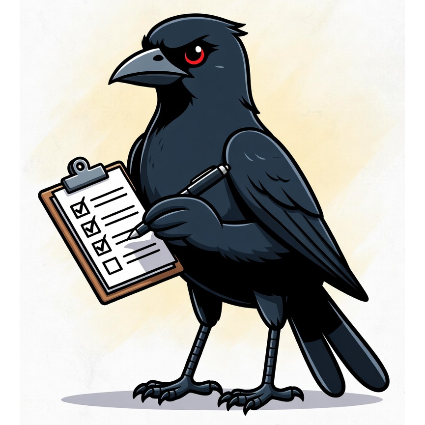 Drongo — a fierce AI bird assistant with a clipboard